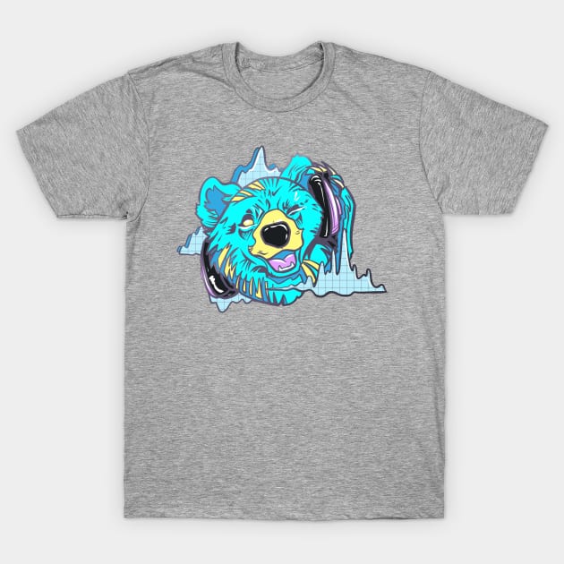 Spin It! Bear! T-Shirt by AmberStone